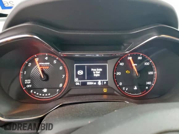 2023 Chevrolet TrailBlazer RS с VIN KL79MTSL7PB180075, выставлен на аукционе Copart как лот 81738875 с пробегом 22 354 миль миль и Списание • Salvage title. История ставок и продаж доступна на DreamBid. Изображение 9.