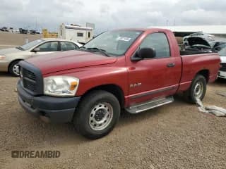 ✅ 2008 Dodge 1500 ST • VIN: 1D7HA16K18J149298 • Лот: 70071495. Опубликован ранее на Copart с пробегом 121 301 миль. Бесплатный доступ к архиву аукционных продаж из США и подробный отчёт об истории автомобиля на DreamBid. Изображение 1.