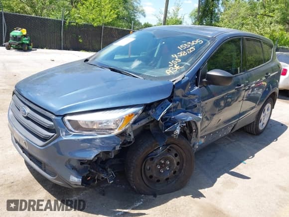 ✅ 2018 Ford Escape S • VIN: 1FMCU0F79JUA63979 • Lot: 42184819. Listed on IAAI with 125,720 mi. Free auction sales archive from the USA and detailed vehicle history report at DreamBid. Image 2.