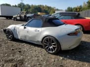 ✅ 2017 Mazda MX-5 Miata Club • VIN: JM1NDAC74H0124180 • Lot: 70695255. Listed on Copart with 37,597 mi. Free auction sales archive from the USA and detailed vehicle history report at DreamBid. Image 2.
