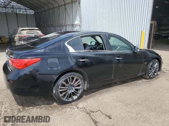 ✅ 2017 Infiniti Q50 Red Sport 400 • VIN: JN1FV7ARXHM870346 • Lot: 47727915. Listed on Copart with 81,685 mi. Free auction sales archive from the USA and detailed vehicle history report at DreamBid. Image 3.
