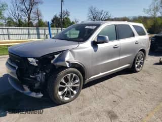 2019 Dodge Durango GT Plus с VIN 1C4RDHDG9KC684436, выставлен на аукционе Copart как лот 52527245 с пробегом 134 382 миль миль и Списание • Salvage title. История ставок и продаж доступна на DreamBid. Изображение 1.