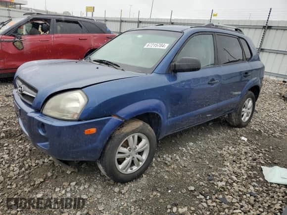 2009 Hyundai Tucson GLS z VIN KM8JM12B89U009365, wystawiony jako Copart lot #67215704 z przebiegiem 157 475 mil mil oraz Szkoda całkowita • Salvage title. Historia ofert i sprzedaży dostępna na DreamBid. Obrazek 1.