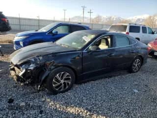 ✅ 2020 Hyundai Sonata Blue • VIN: KMHL24JJ9LA010056 • Лот: 88624075. Опубликован ранее на Copart с пробегом Не указан. Бесплатный доступ к архиву аукционных продаж из США и подробный отчёт об истории автомобиля на DreamBid. Изображение 1.