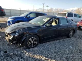 ✅ 2020 Hyundai Sonata Blue • VIN: KMHL24JJ9LA010056 • Лот: 88624075. Опубликован ранее на Copart с пробегом Не указан. Бесплатный доступ к архиву аукционных продаж из США и подробный отчёт об истории автомобиля на DreamBid. Изображение 1.