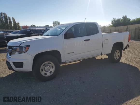 2020 Chevrolet Colorado 2WD Work Truck with VIN 1GCHSBEN8L1197589, listed as a Copart auction lot 85144675 with 122,003 mi miles and Salvage title. Bid and sale history available at DreamBid. Image 1.