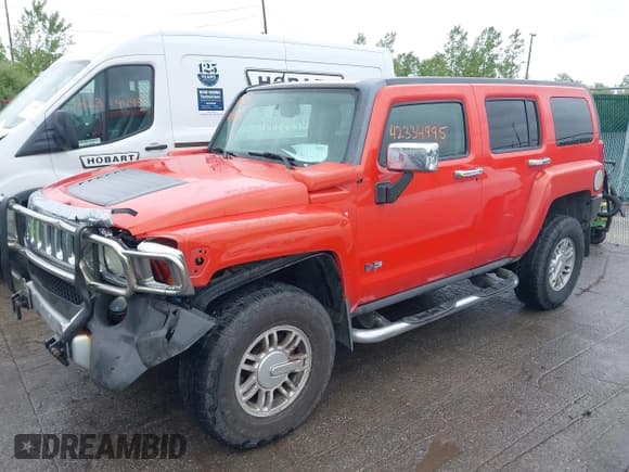 ✅ 2008 Hummer H3 Luxury • VIN: 5GTEN13E688143612 • Lot: 42334995. Listed on IAAI with 228,114 mi. Free auction sales archive from the USA and detailed vehicle history report at DreamBid. Image 2.
