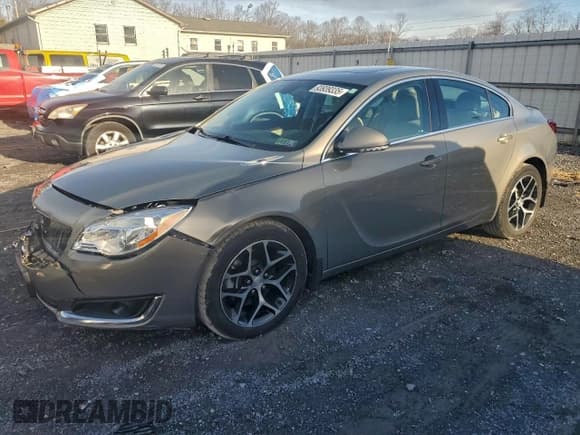 ✅ 2017 Buick Regal Sport Touring • VIN: 2G4GL5EX6H9187766 • Lot: 93939335. Listed on Copart with 35,548 mi. Free auction sales archive from the USA and detailed vehicle history report at DreamBid. Image 1.