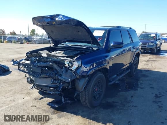 ✅ 2023 Toyota 4Runner SR5 • VIN: JTEEU5JR5P5304518 • Lot: 43508161. Listed on IAAI with 10,561 mi. Free auction sales archive from the USA and detailed vehicle history report at DreamBid. Image 2.