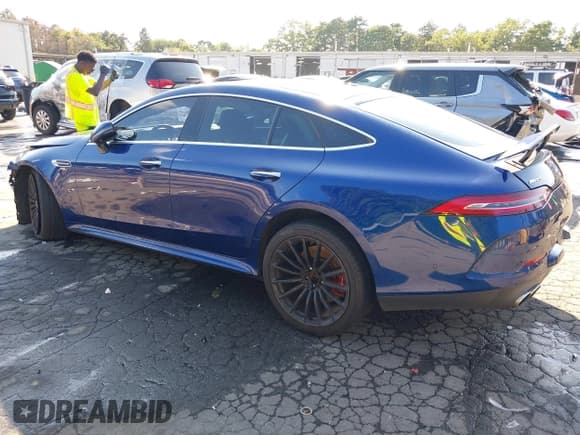 ✅ 2019 Mercedes-Benz AMG GT 53 • VIN: WDD7X6BB8KA004151 • Lot: 43100417. Listed on IAAI with 139,525 mi. Free auction sales archive from the USA and detailed vehicle history report at DreamBid. Image 3.