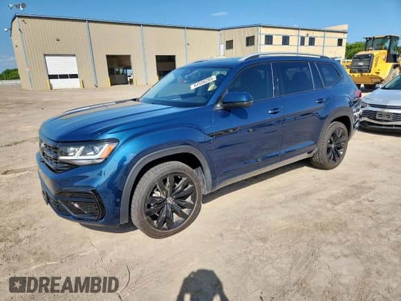 ✅ 2022 Volkswagen Atlas SEL Premium R-Line • VIN: 1V2FR2CA9NC564718 • Lot: 64556205. Listed on Copart with 43,219 mi. Free auction sales archive from the USA and detailed vehicle history report at DreamBid. Image 1.
