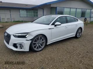 ✅ 2025 Audi A5 Sportback S line Premium • VIN: WAUDACF53SA006159 • Lot: 91670575. Listed on Copart with 18,091 mi. Free auction sales archive from the USA and detailed vehicle history report at DreamBid. Image 1.