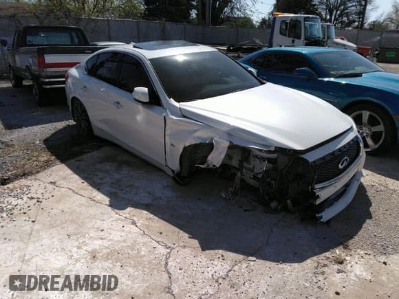 ✅ 2017 Infiniti Q50 Red Sport 400 • VIN: JN1FV7APXHM851309 • Лот: 41985461. Опубликован ранее на IAAI с пробегом 67 525 миль. Бесплатный доступ к архиву аукционных продаж из США и подробный отчёт об истории автомобиля на DreamBid. Изображение 1.
