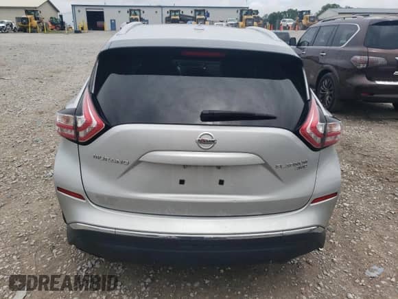 2016 Nissan Murano SV with VIN 5N1AZ2MHXGN120368, listed as a Copart auction lot 61548555 with 143,239 mi miles and Salvage title. Bid and sale history available at DreamBid. Image 6.