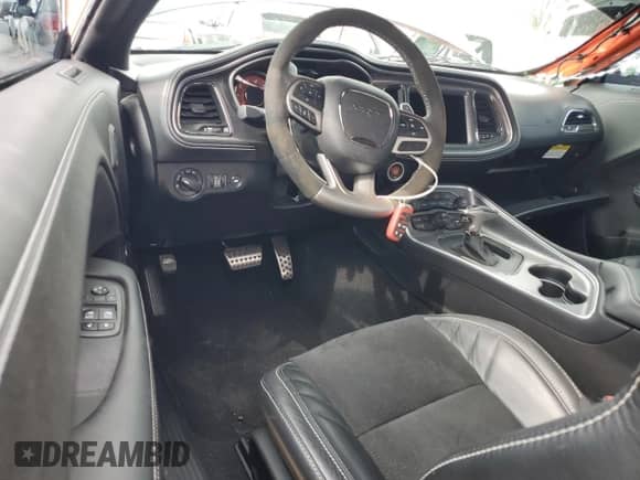 2021 Dodge Challenger SRT Hellcat with VIN 2C3CDZC96MH676510, listed as a Copart auction lot 49991055 with 4,467 mi miles and Salvage title. Bid and sale history available at DreamBid. Image 8.