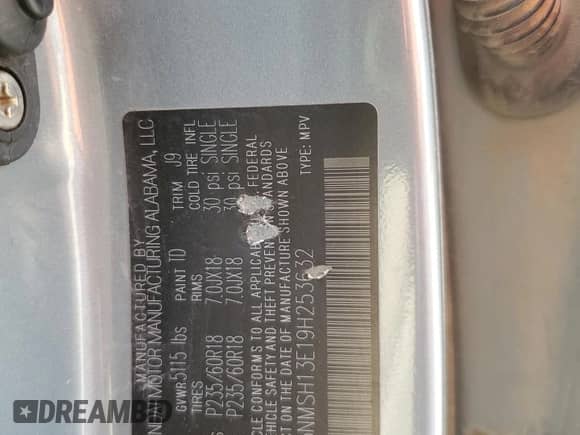 2009 Hyundai Santa Fe Limited with VIN 5NMSH13E19H253632, listed as a Copart auction lot 60447984 with 221,600 mi miles and Salvage title. Bid and sale history available at DreamBid. Image 14.