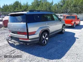 2025 Hyundai Santa Fe Limited z VIN 5NMP44GL7SH128717, wystawiony jako IAAI lot #43501507 z przebiegiem 18 076 mil mil oraz . Historia ofert i sprzedaży dostępna na DreamBid. Obrazek 4.