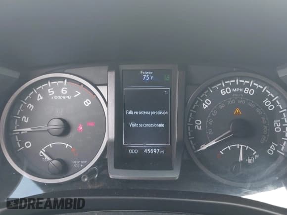 ✅ 2019 Toyota Tacoma SR • VIN: 5TFCZ5AN3KX187982 • Lot: 42789680. Listed on IAAI with 45,697 mi. Free auction sales archive from the USA and detailed vehicle history report at DreamBid. Image 7.