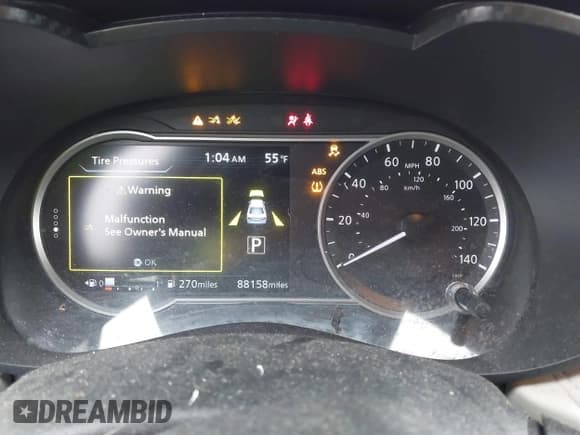 ✅ 2021 Nissan Versa SV • VIN: 3N1CN8EV2ML843887 • Lot: 41900932. Listed on IAAI with 88,158 mi. Free auction sales archive from the USA and detailed vehicle history report at DreamBid. Image 7.