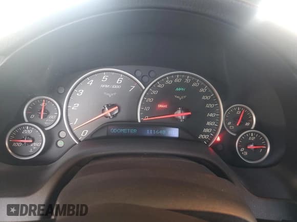 ✅ 2007 Chevrolet Corvette • VIN: 1G1YY26U975132004 • Lot: 69692385. Listed on Copart with 111,648 mi. Free auction sales archive from the USA and detailed vehicle history report at DreamBid. Image 9.