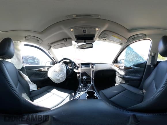 ✅ 2019 Infiniti Q50 Luxe • VIN: JN1EV7AP6KM514283 • Lot: 42723294. Listed on IAAI with 54,277 mi. Free auction sales archive from the USA and detailed vehicle history report at DreamBid. Image 18.