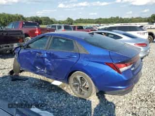 2023 Hyundai Elantra SEL with VIN KMHLS4AG3PU576349, listed as a Copart auction lot 71510705 with 22,104 mi miles and Salvage title. Bid and sale history available at DreamBid. Image 2.