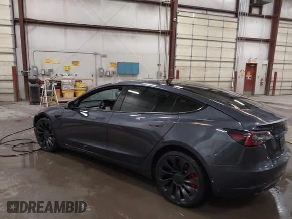 ✅ 2021 Tesla Model 3 Performance • VIN: 5YJ3E1EC3MF044802 • Lot: 41891096. Wystawiony na IAAI z przebiegiem 56 001 mil. Bezpłatny archiwum sprzedaży aukcyjnych z USA i szczegółowy raport historii pojazdu na DreamBid. Zdjęcie 3.