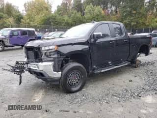 2019 Chevrolet Silverado 1500 LT with VIN 1GCRYDEK6KZ373138, listed as a Copart auction lot 84451935 with 76,846 mi miles and Salvage title. Bid and sale history available at DreamBid. Image 1.