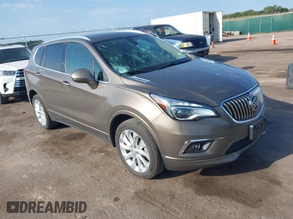 ✅ 2017 Buick Envision Premium I • VIN: LRBFXESXXHD026931 • Лот: 43058400. Опубликован ранее на IAAI с пробегом 128 912 миль. Бесплатный доступ к архиву аукционных продаж из США и подробный отчёт об истории автомобиля на DreamBid. Изображение 1.