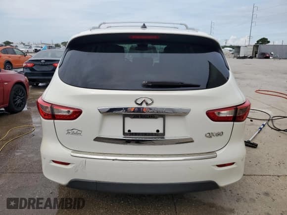 ✅ 2014 Infiniti QX60 • VIN: 5N1AL0MN7EC551240 • Lot: 61736905. Wystawiony na Copart z przebiegiem 185 490 mil. Bezpłatny archiwum sprzedaży aukcyjnych z USA i szczegółowy raport historii pojazdu na DreamBid. Zdjęcie 6.