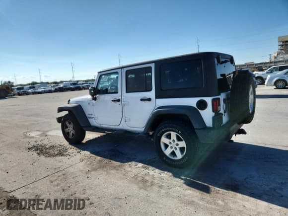 ✅ 2014 Jeep Wrangler Unlimited Sport • VIN: 1C4BJWDG8EL134079 • Lot: 82784685. Listed on Copart with 106,904 mi. Free auction sales archive from the USA and detailed vehicle history report at DreamBid. Image 2.