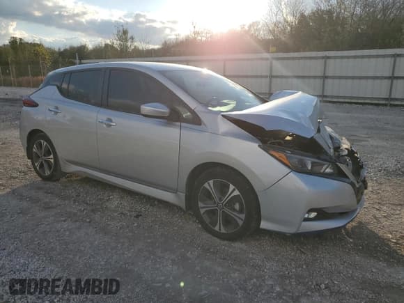 ✅ 2021 Nissan LEAF SV Plus • VIN: 1N4BZ1CV9MC553672 • Lot: 80624494. Listed on Copart with 43,416 mi. Free auction sales archive from the USA and detailed vehicle history report at DreamBid. Image 4.