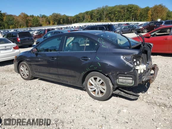 2015 Subaru Impreza Premium с VIN JF1GJAC68FH014357, выставлен на аукционе Copart как лот 84401245 с пробегом 176 136 миль миль и На запчасти • Non repairable. История ставок и продаж доступна на DreamBid. Изображение 2.