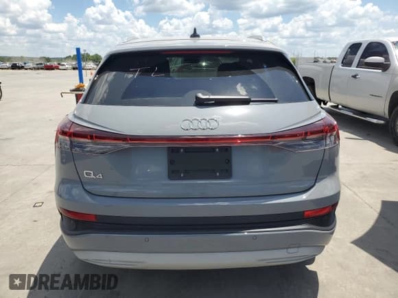 ✅ 2023 Audi Q4 e-tron Premium Plus • VIN: WA1BCBFZXPP079240 • Lot: 60474944. Listed on Copart with 8,692 mi. Free auction sales archive from the USA and detailed vehicle history report at DreamBid. Image 6.