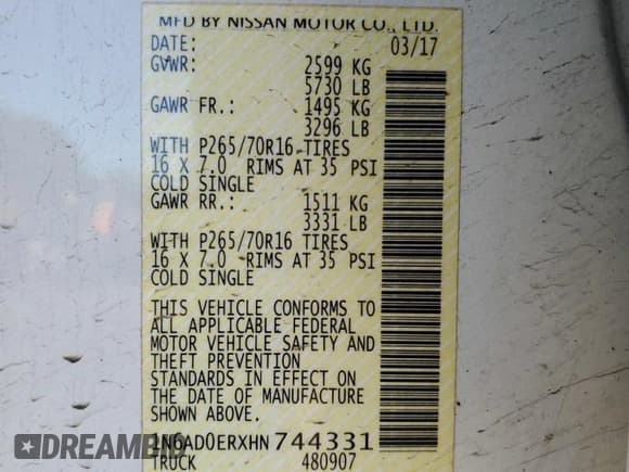 ✅ 2017 Nissan Frontier SV • VIN: 1N6AD0ERXHN744331 • Lot: 90266615. Wystawiony na Copart z przebiegiem 164 722 mil. Bezpłatny archiwum sprzedaży aukcyjnych z USA i szczegółowy raport historii pojazdu na DreamBid. Zdjęcie 12.