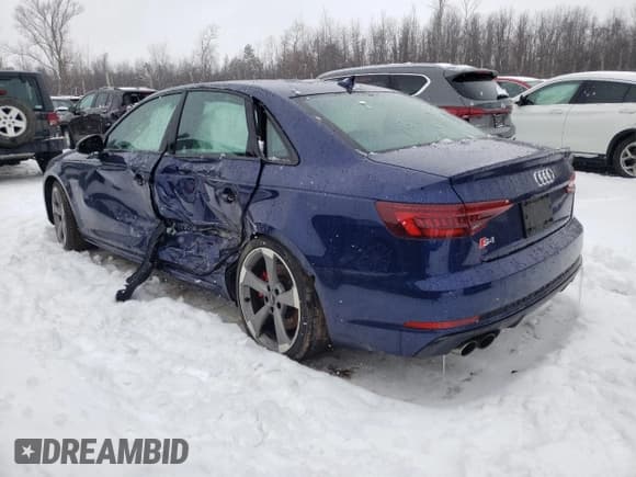 ✅ 2019 Audi S4 Premium Plus • VIN: WAUB4AF42KA116727 • Lot: 38506674. Listed on Copart with 76,411 mi. Free auction sales archive from the USA and detailed vehicle history report at DreamBid. Image 2.
