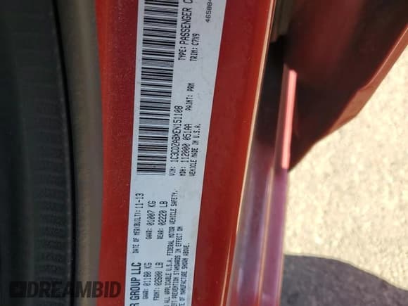 ✅ 2014 Dodge Avenger SE • VIN: 1C3CDZABXEN151108 • Лот: 76765114. Опубликован ранее на Copart с пробегом 141 713 миль. Бесплатный доступ к архиву аукционных продаж из США и подробный отчёт об истории автомобиля на DreamBid. Изображение 12.