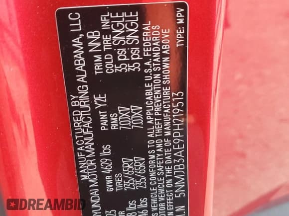 ✅ 2023 Hyundai Tucson SEL • VIN: 5NMJB3AE9PH219513 • Lot: 76952134. Wystawiony na Copart z przebiegiem 12 649 mil. Bezpłatny archiwum sprzedaży aukcyjnych z USA i szczegółowy raport historii pojazdu na DreamBid. Zdjęcie 15.