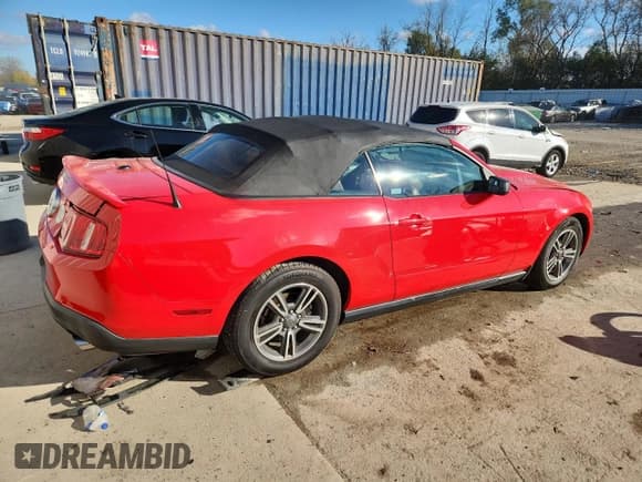 ✅ 2012 Ford Mustang Premium • VIN: 1ZVBP8EM1C5212716 • Lot: 89845355. Listed on Copart with 94,057 mi. Free auction sales archive from the USA and detailed vehicle history report at DreamBid. Image 3.