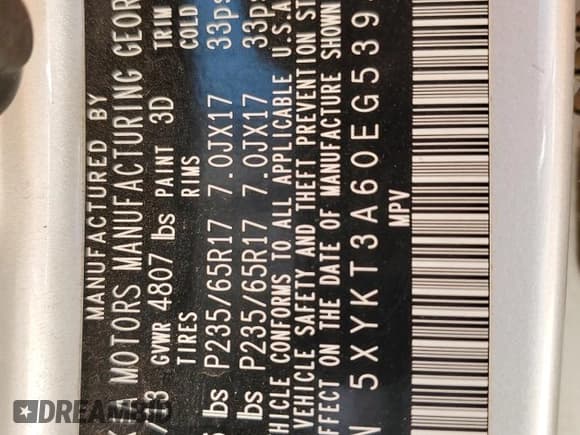 ✅ 2014 Kia Sorento LX • VIN: 5XYKT3A60EG539465 • Lot: 92110925. Listed on Copart with 113,645 mi. Free auction sales archive from the USA and detailed vehicle history report at DreamBid. Image 13.