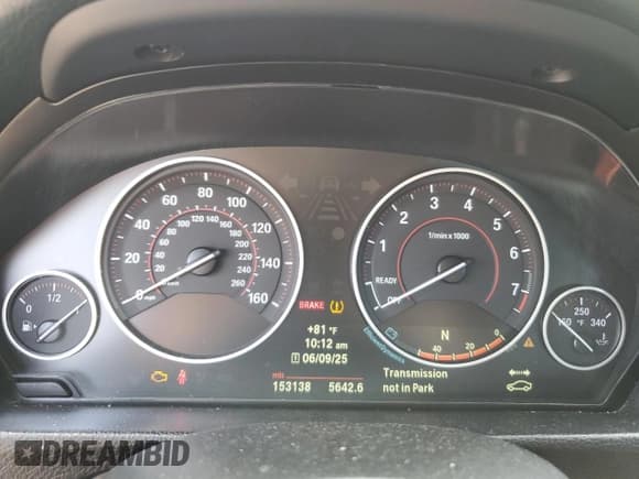 ✅ 2013 BMW 3 Series 328i • VIN: WBA3A5G5XDNP20713 • Lot: 60152685. Listed on Copart with 153,138 mi. Free auction sales archive from the USA and detailed vehicle history report at DreamBid. Image 9.