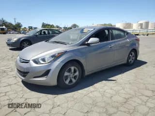 ✅ 2015 Hyundai Elantra SE • VIN: KMHDH4AE9FU311175 • Lot: 61083985. Listed on Copart with 184,157 mi. Free auction sales archive from the USA and detailed vehicle history report at DreamBid. Image 1.