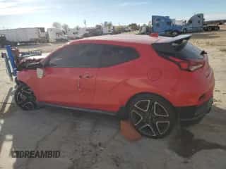 2022 Hyundai Veloster z VIN KMHT36AH8NU013358, wystawiony jako Copart lot #83589574 z przebiegiem Nie podano mil oraz Szkoda całkowita • Salvage title. Historia ofert i sprzedaży dostępna na DreamBid. Obrazek 2.