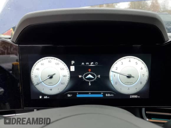 2024 Hyundai Elantra SEL with VIN KMHLM4DG3RU654928, listed as a Copart auction lot 90008175 with 23,550 mi miles and Salvage title. Bid and sale history available at DreamBid. Image 9.