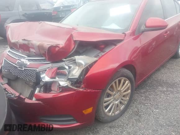 2014 Chevrolet Cruze ECO with VIN 1G1PH5SB0E7361450, listed as a IAAI auction lot 42165678 with 103,606 mi miles and . Bid and sale history available at DreamBid. Image 6.