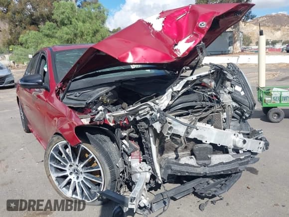 ✅ 2021 Mercedes-Benz C 300 • VIN: W1KWF8DB3MR619069 • Lot: 43441431. Listed on IAAI with 74,150 mi. Free auction sales archive from the USA and detailed vehicle history report at DreamBid. Image 17.