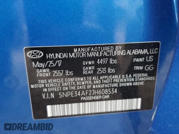 ✅ 2018 Hyundai Sonata Limited • VIN: 5NPE34AF2JH608534 • Лот: 80542655. Опубликован ранее на Copart с пробегом 75 303 миль. Бесплатный доступ к архиву аукционных продаж из США и подробный отчёт об истории автомобиля на DreamBid. Изображение 12.