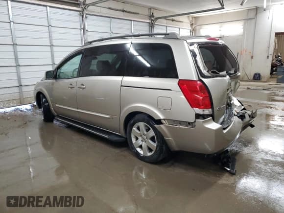 ✅ 2005 Nissan Quest SL • VIN: 5N1BV28UX5N104417 • Лот: 76886914. Опубликован ранее на Copart с пробегом Не указан. Бесплатный доступ к архиву аукционных продаж из США и подробный отчёт об истории автомобиля на DreamBid. Изображение 2.