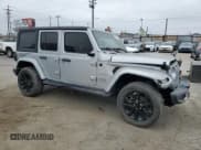 ✅ 2023 Jeep Wrangler Sahara • VIN: 1C4JJXP60PW689291 • Lot: 58951695. Listed on Copart with 9,028 mi. Free auction sales archive from the USA and detailed vehicle history report at DreamBid. Image 4.