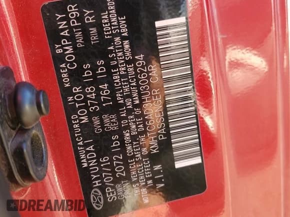 ✅ 2017 Hyundai Veloster • VIN: KMHTC6AD3HU306294 • Лот: 85721614. Опубликован ранее на Copart с пробегом 116 047 миль. Бесплатный доступ к архиву аукционных продаж из США и подробный отчёт об истории автомобиля на DreamBid. Изображение 12.